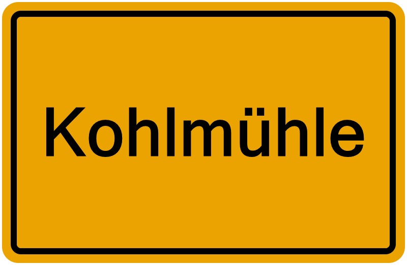 Handelsregisterauszug Kohlmühle