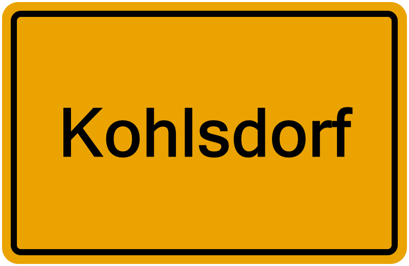 Handelsregisterauszug Kohlsdorf