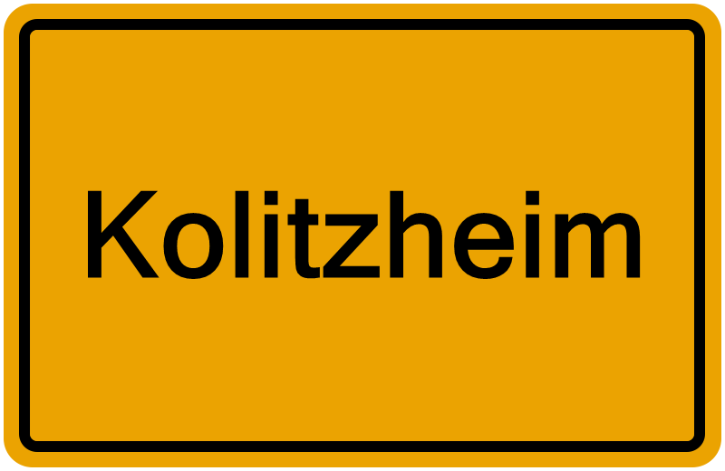 Handelsregisterauszug Kolitzheim