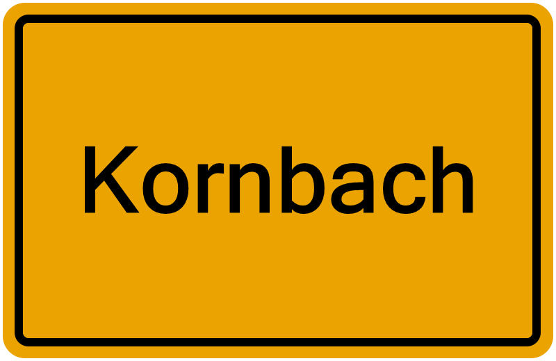 Handelsregisterauszug Kornbach