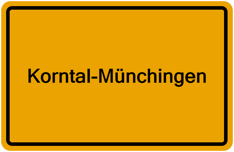 Handelsregisterauszug Korntal-Münchingen