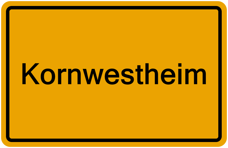 Handelsregisterauszug Kornwestheim