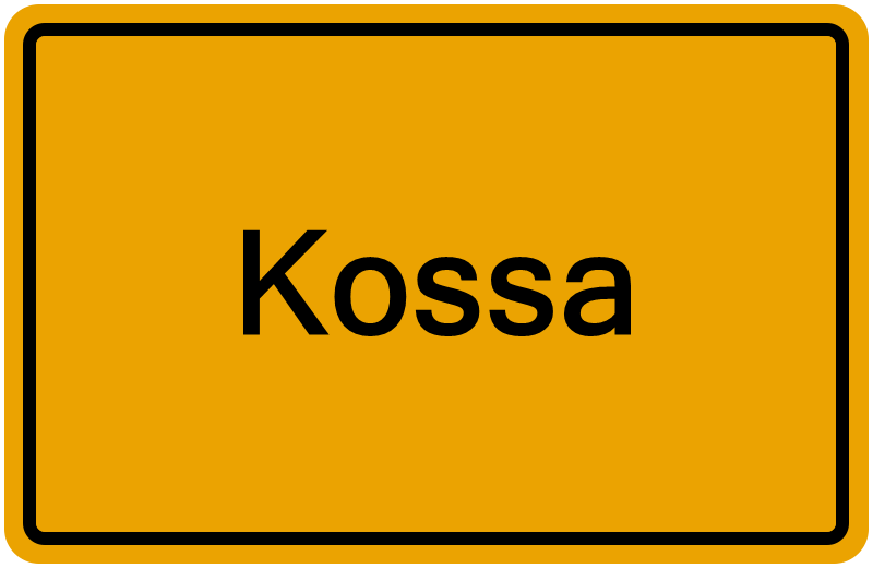 Handelsregisterauszug Kossa