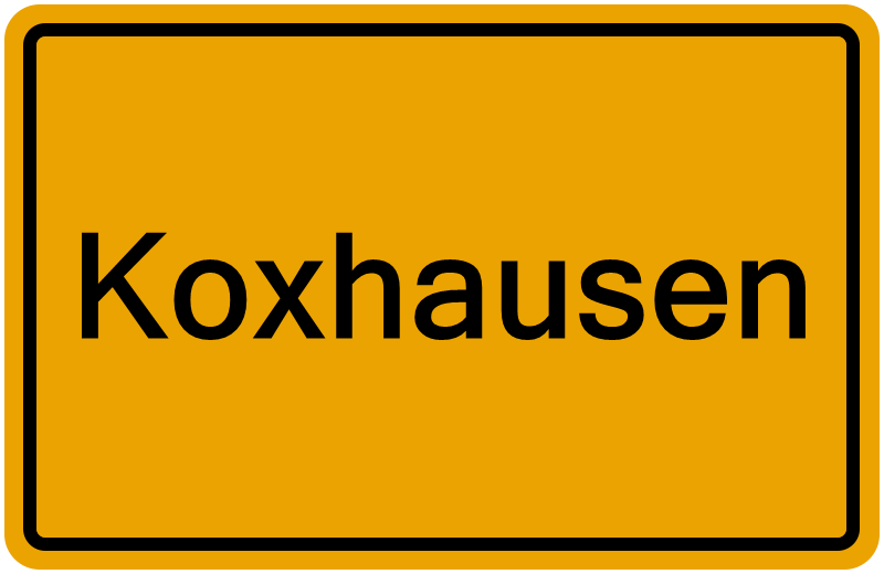 Handelsregisterauszug Koxhausen