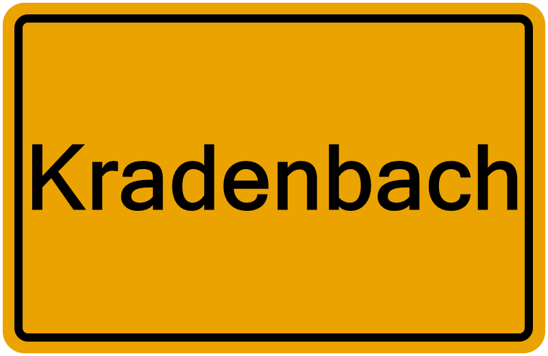 Handelsregisterauszug Kradenbach