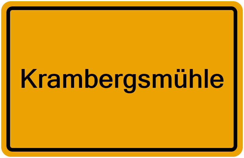 Handelsregisterauszug Krambergsmühle