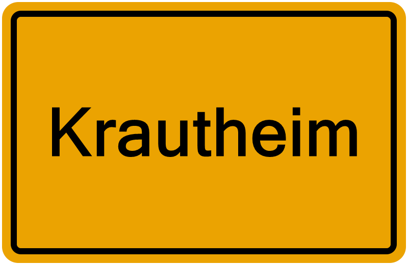 Handelsregisterauszug Krautheim