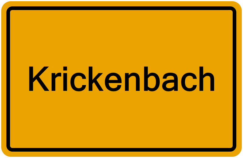 Handelsregisterauszug Krickenbach