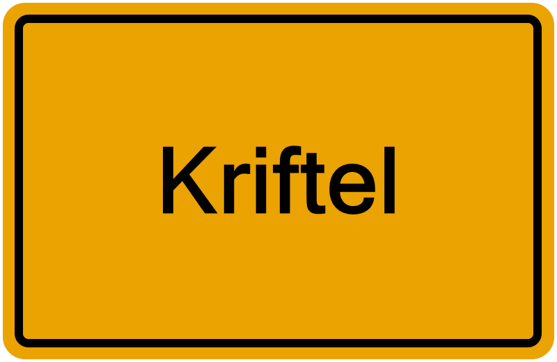 Handelsregisterauszug Kriftel