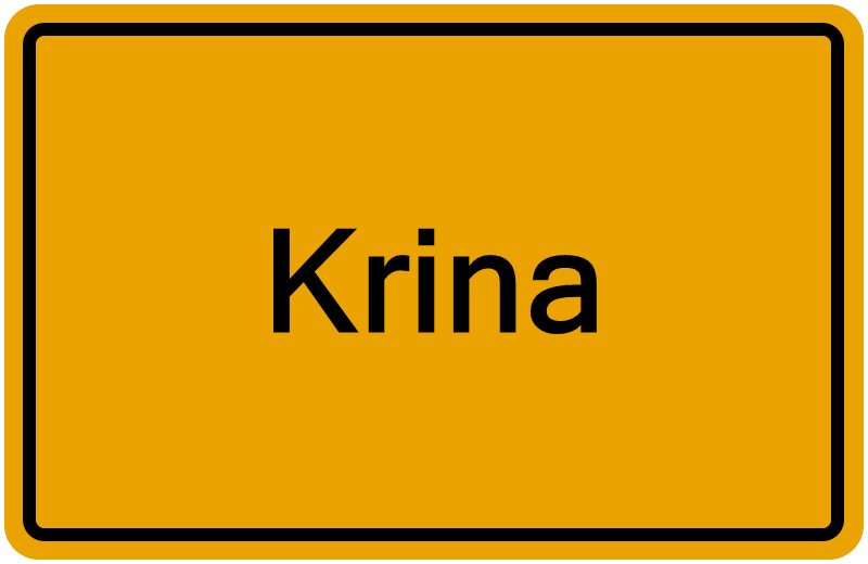 Handelsregisterauszug Krina