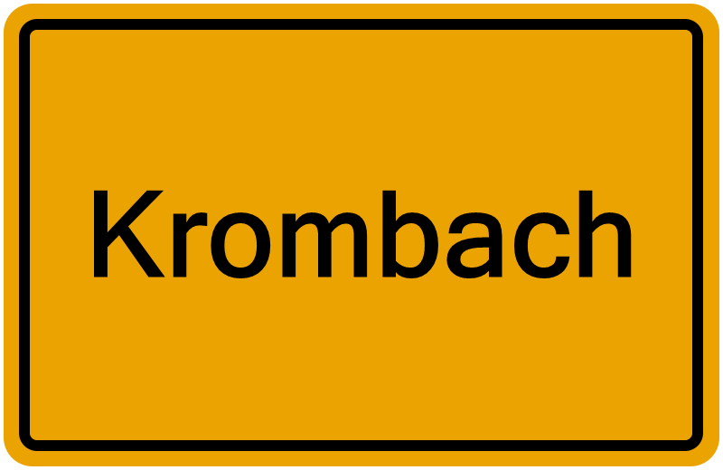 Handelsregisterauszug Krombach