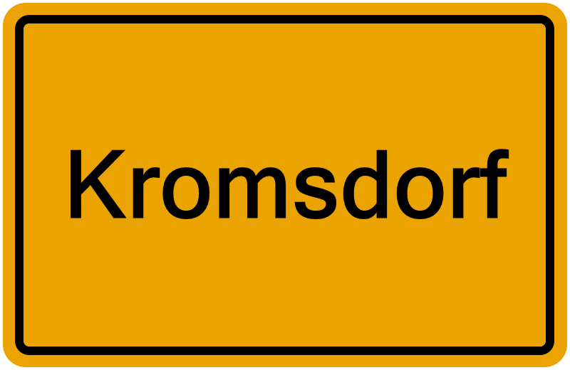 Handelsregisterauszug Kromsdorf