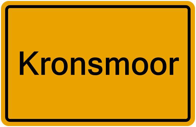 Handelsregisterauszug Kronsmoor