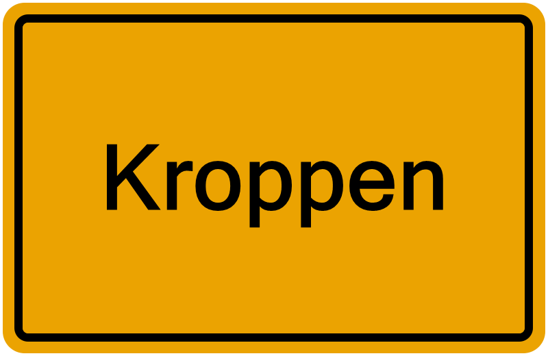 Handelsregisterauszug Kroppen