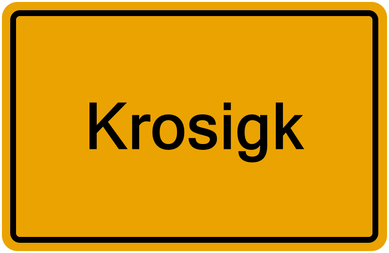 Handelsregisterauszug Krosigk