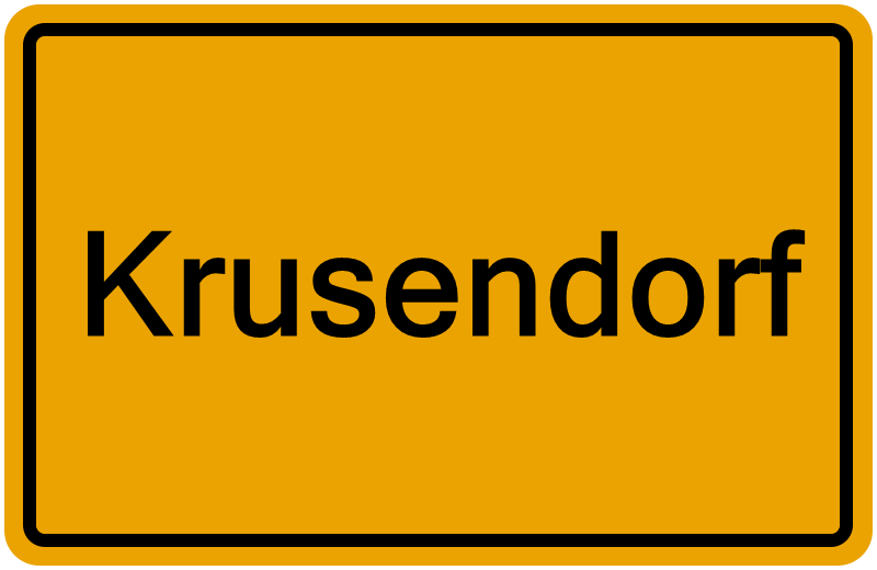 Handelsregisterauszug Krusendorf