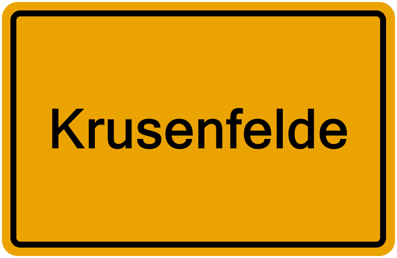 Handelsregisterauszug Krusenfelde