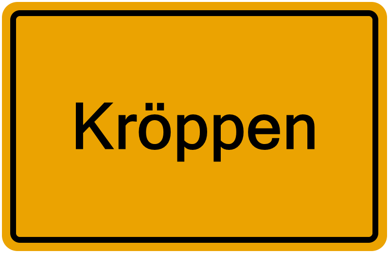 Handelsregisterauszug Kröppen