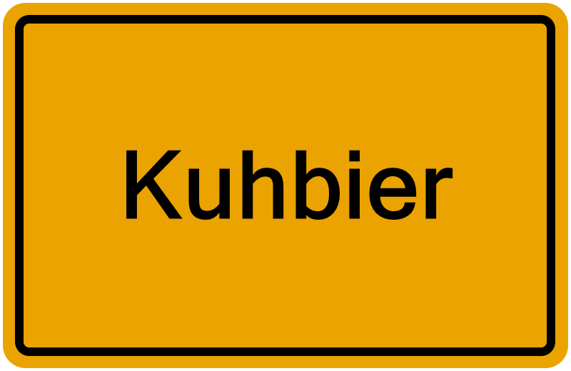 Handelsregisterauszug Kuhbier