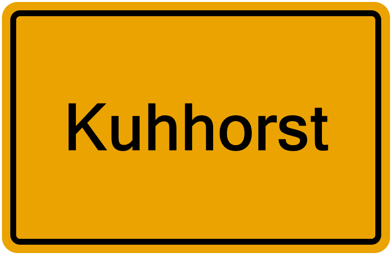 Handelsregisterauszug Kuhhorst