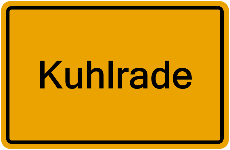 Handelsregisterauszug Kuhlrade