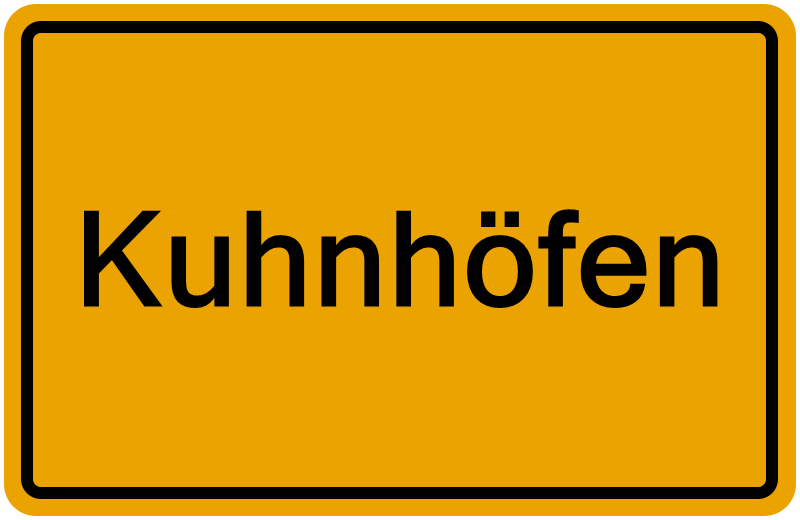 Handelsregisterauszug Kuhnhöfen