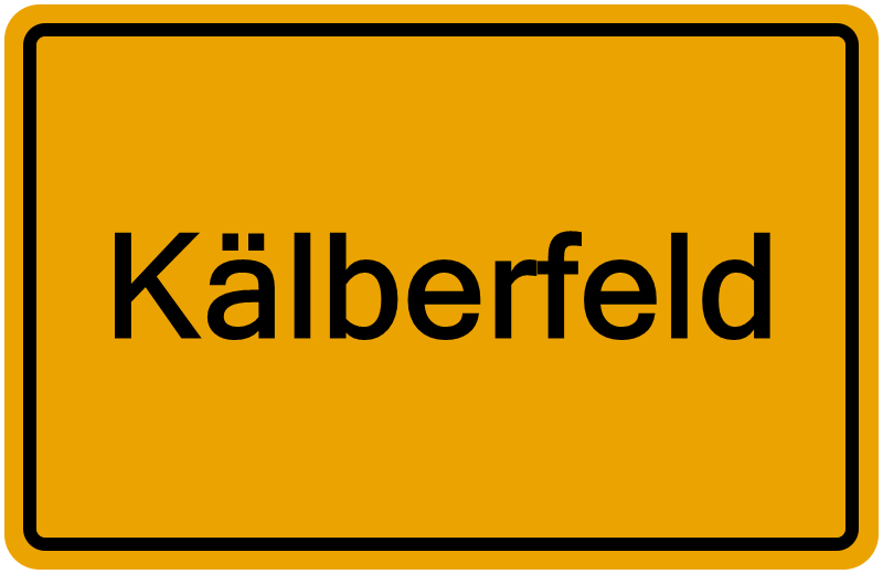 Handelsregisterauszug Kälberfeld