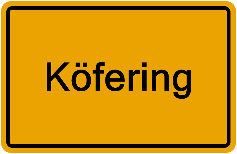 Handelsregisterauszug Köfering