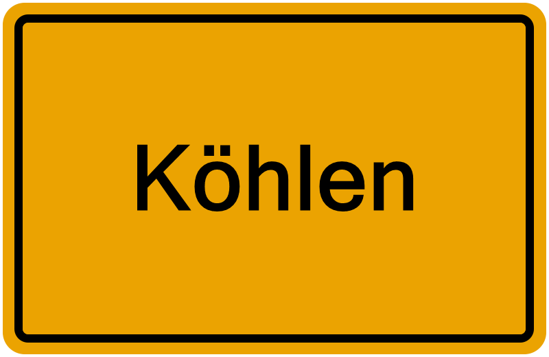 Handelsregisterauszug Köhlen