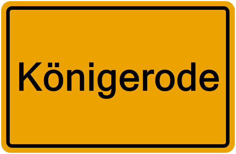 Handelsregisterauszug Königerode