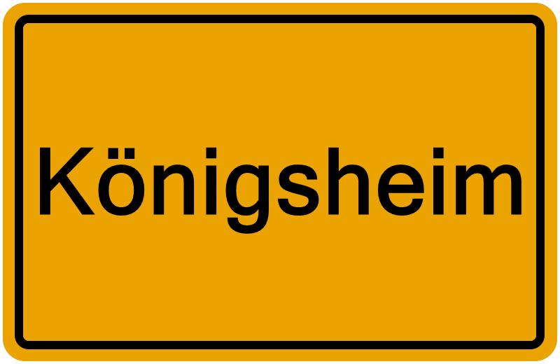Handelsregisterauszug Königsheim