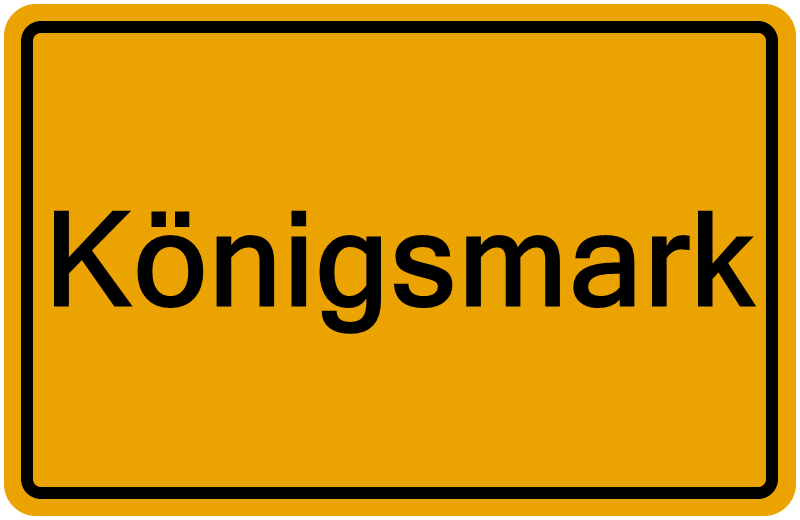 Handelsregisterauszug Königsmark