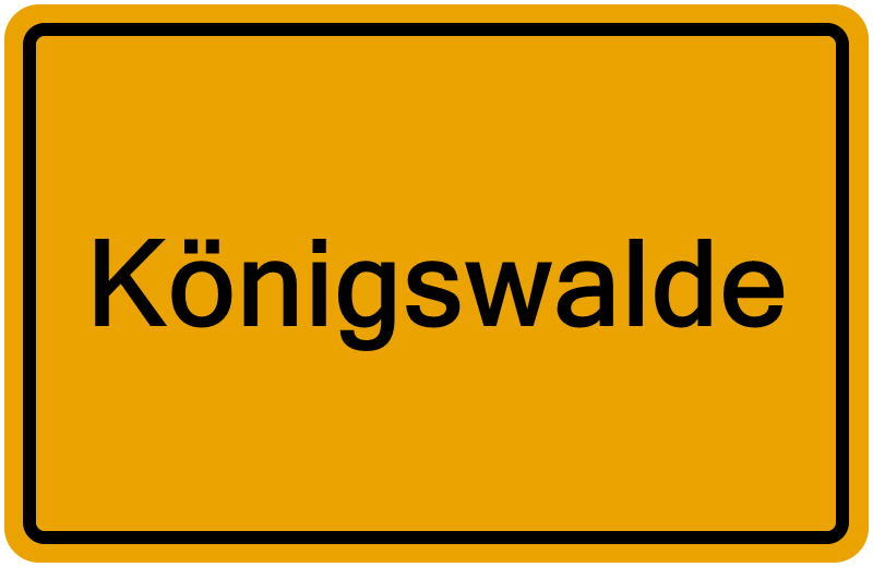 Handelsregisterauszug Königswalde