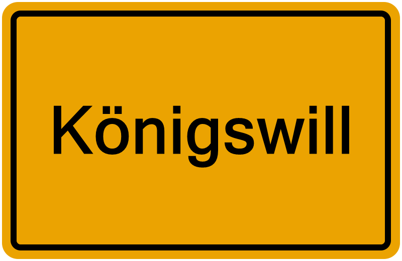 Handelsregisterauszug Königswill