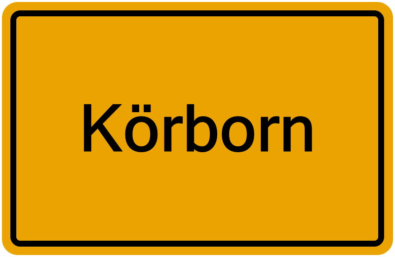 Handelsregisterauszug Körborn