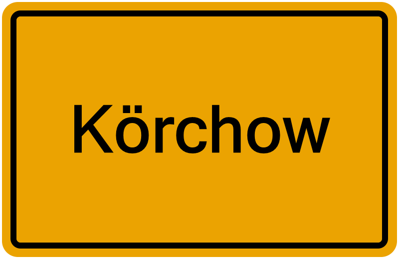 Handelsregisterauszug Körchow