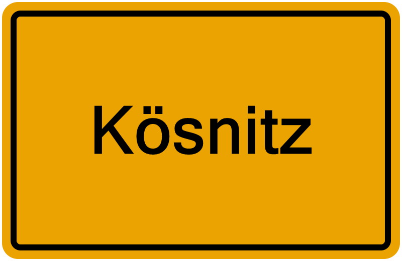 Handelsregisterauszug Kösnitz