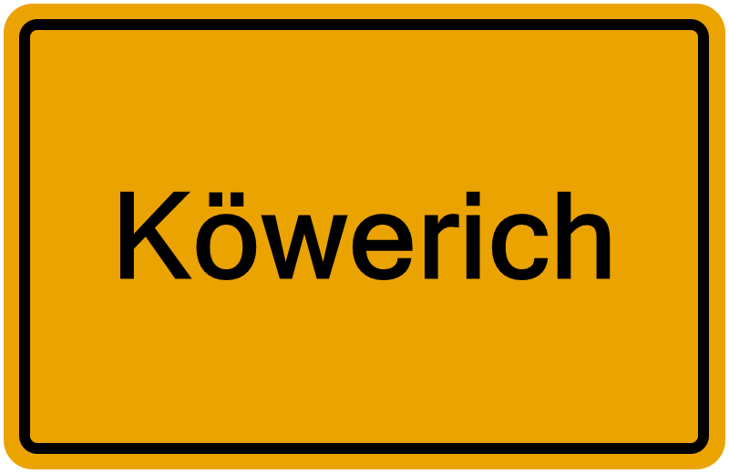 Handelsregisterauszug Köwerich