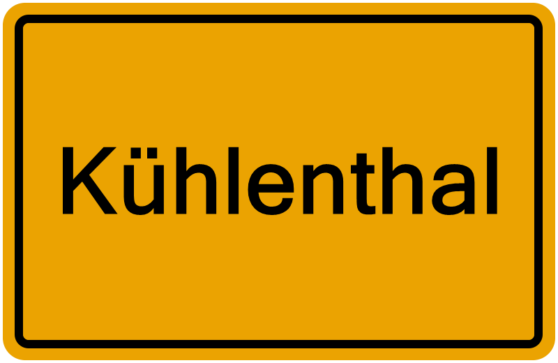 Handelsregisterauszug Kühlenthal
