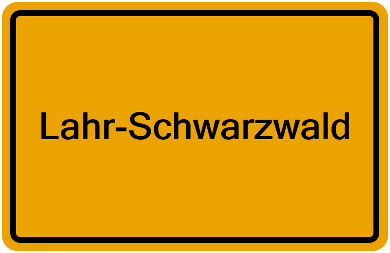 Handelsregisterauszug Lahr-Schwarzwald