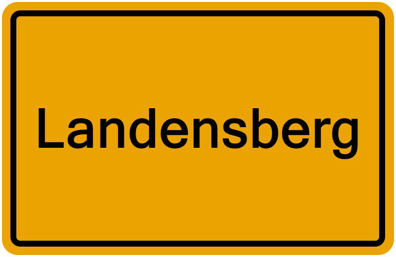 Handelsregisterauszug Landensberg