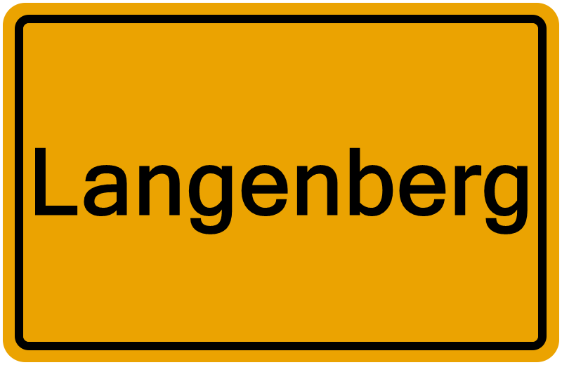 Handelsregisterauszug Langenberg