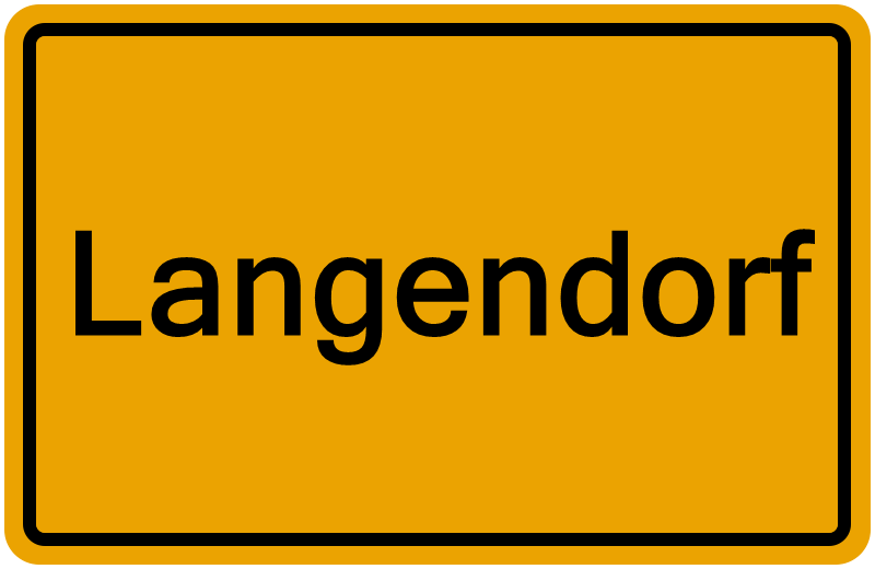 Handelsregisterauszug Langendorf