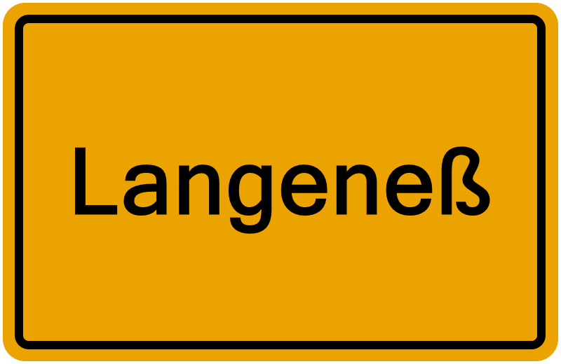 Handelsregisterauszug Langeneß