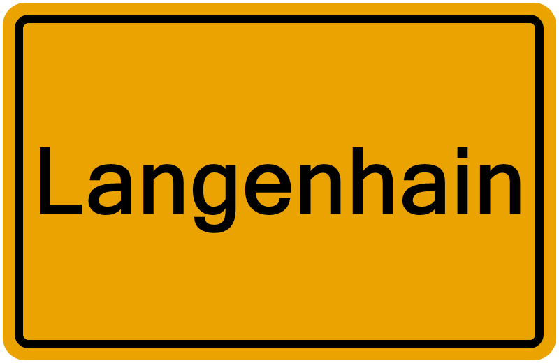 Handelsregisterauszug Langenhain