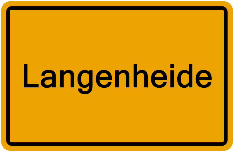 Handelsregisterauszug Langenheide