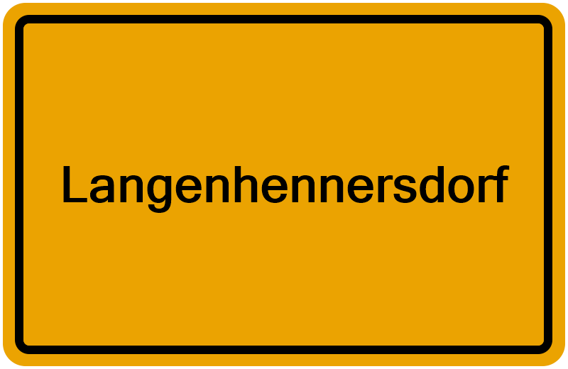 Handelsregisterauszug Langenhennersdorf