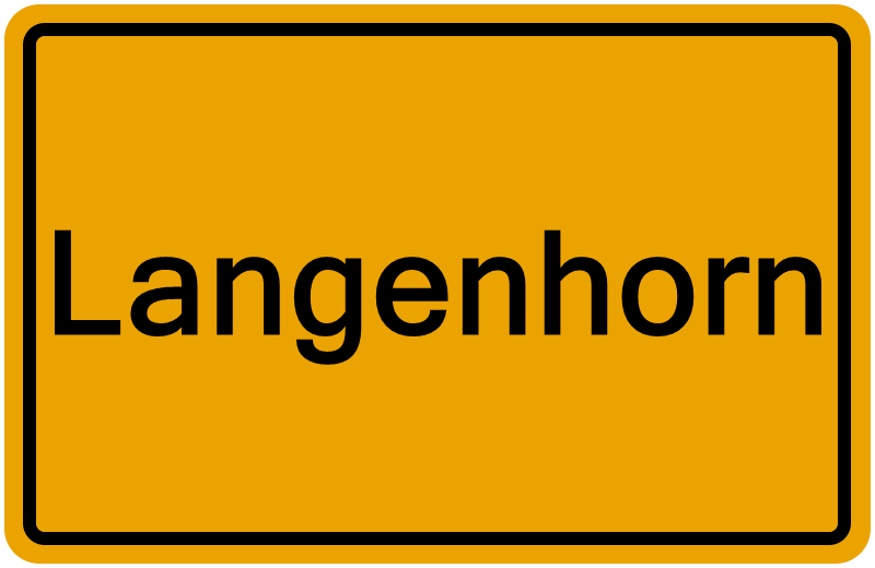 Handelsregisterauszug Langenhorn