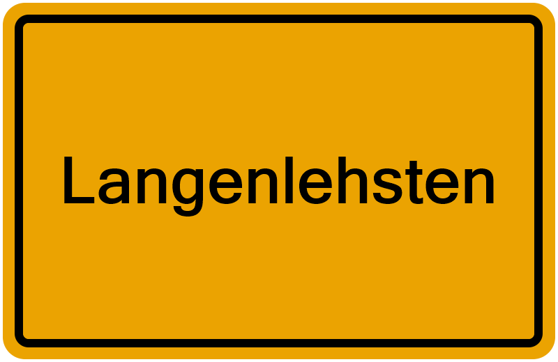 Handelsregisterauszug Langenlehsten