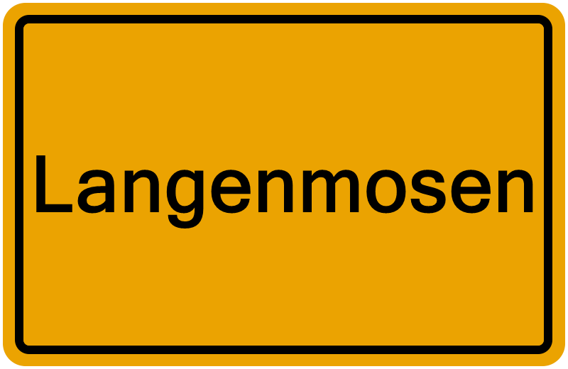 Handelsregisterauszug Langenmosen